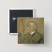 Porträt von Richard Wagner 1868 Button (Vorne & Hinten)