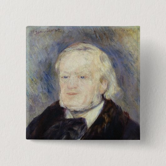 Porträt von Richard Wagner 1882 Button (Vorderseite)