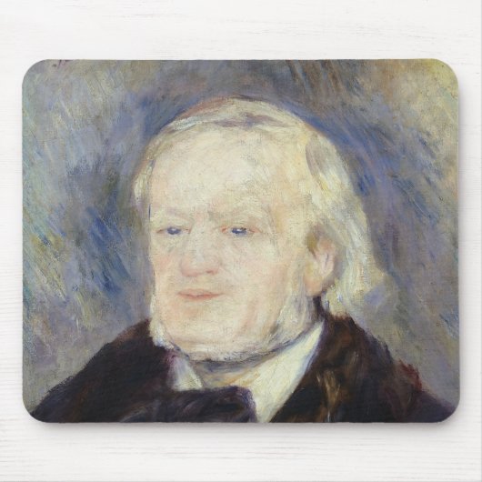 Porträt von Richard Wagner 1882 Mousepad (Vorne)