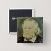 Porträt von Richard Wagner, 1893 Button (Vorne & Hinten)