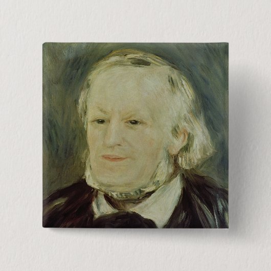 Porträt von Richard Wagner, 1893 Button (Vorderseite)