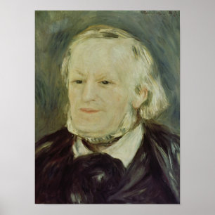Porträt von Richard Wagner, 1893 Poster