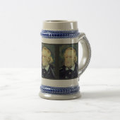 Porträt von Richard Wagner durch Pierre-Auguste Bierglas (VorderseiteRechts)