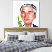 Porträt von Robert Deniro Leinwanddruck (Insitu (Schlafzimmer))