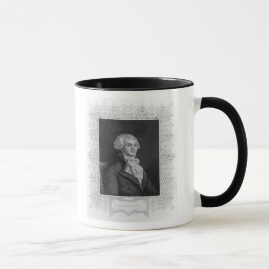 Porträt von Robespierre Tasse (Rechts)