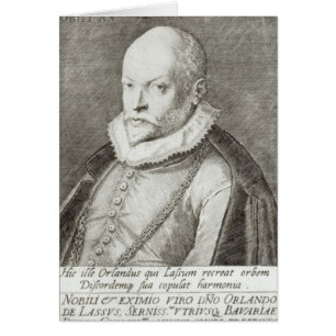 Porträt von Roland de Lassus 1593-94