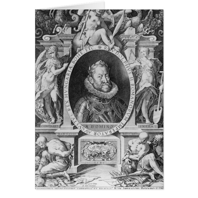Porträt von Rudolph II (Vorne)