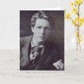 Porträt von Rupert Brooke Karte (Gelbe Blume)