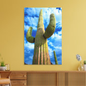 Porträt von Saguaro, Arizona Leinwanddruck (Insitu (Wohnzimmer))