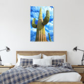 Porträt von Saguaro, Arizona Leinwanddruck (Insitu (Schlafzimmer))