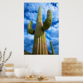 Porträt von Saguaro, Arizona Poster (Küche)