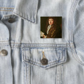 Porträt von Samuel Pepys 1666 Button (Beispiel)