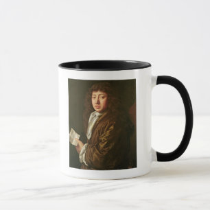 Porträt von Samuel Pepys 1666 Tasse