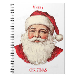 Porträt von Santa Claus Notizblock