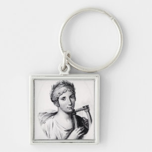Porträt von Sappho Schlüsselanhänger