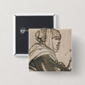 Porträt von Saskia, 1634 Button (Vorne & Hinten)