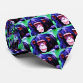 Porträt von Schimpanzee Krawatte (Gerollt)