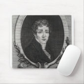 Porträt von Sebastian-Roch Nicolas Mousepad (Mit Mouse)
