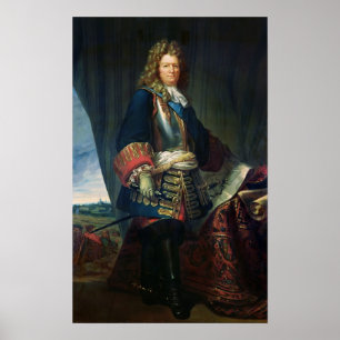 Porträt von Sebastien le Prestre de Vauban Poster