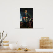 Porträt von Sebastien le Prestre de Vauban Poster (Küche)