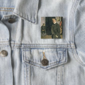Porträt von Sergei Pavlovich Diaghilev Button (Beispiel)