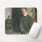 Porträt von Sergei Pavlovich Diaghilev Mousepad (Mit Mouse)
