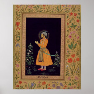 Porträt von Shah Jahan (1592-1666) Mughal, c.1632 Poster