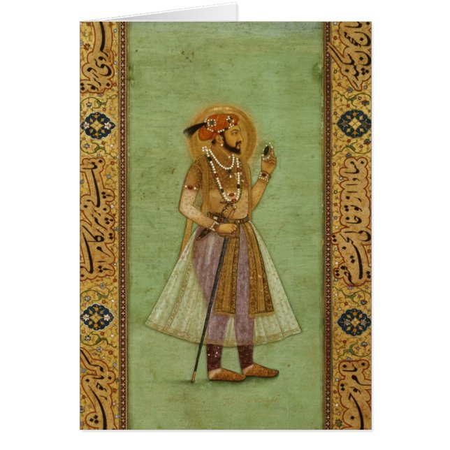 Porträt von Shah Jahan, 1631, Mughal (Vorne)