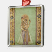 Porträt von Shah Jahan, 1631, Mughal Ornament Aus Metall (Links)