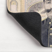 Porträt von Shah Mozzafer-ed-Lärm Mousepad (Ecke)