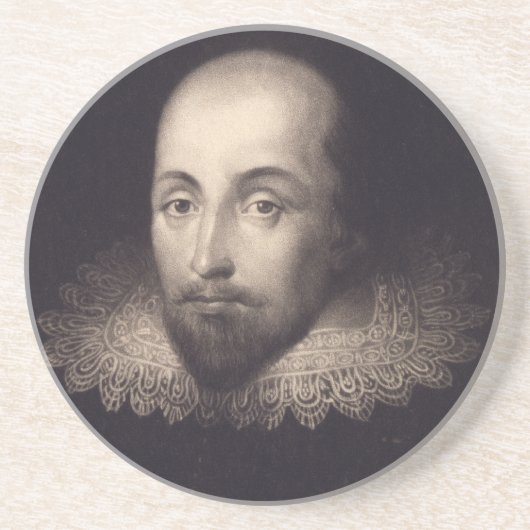"Porträt von Shakespeare"-Untersetzer Untersetzer (Vorne)