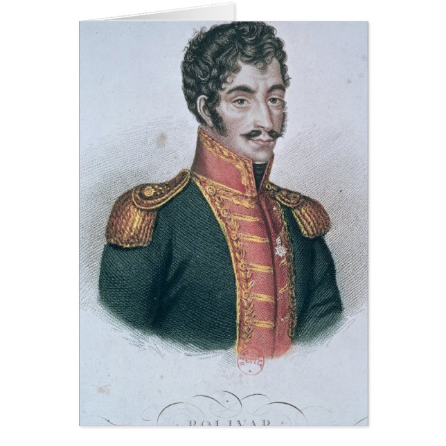 Porträt von Simon Bolivar (Vorne)