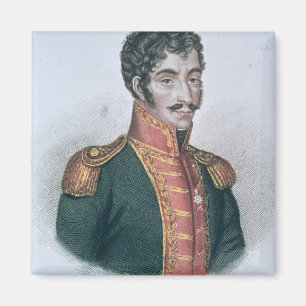Porträt von Simon Bolivar Magnet