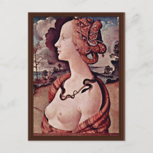Porträt von Simonetta Vespucci von Piero di Cosimo Postkarte