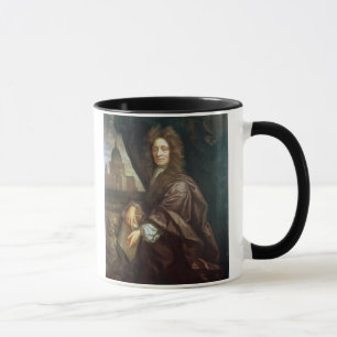 Porträt von Sir Christopher Wren (Öl auf Leinwan Tasse
