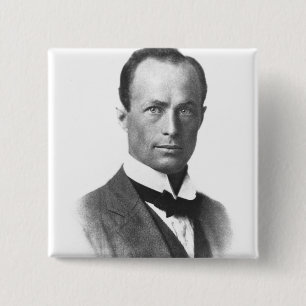 Porträt von Sir Douglas Mawson Button