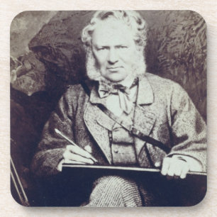Porträt von Sir Edwin Landseer (1802-73) (Albumen Getränkeuntersetzer