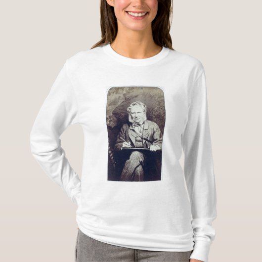 Porträt von Sir Edwin Landseer (1802-73) (Albumen T-Shirt (Vorderseite)