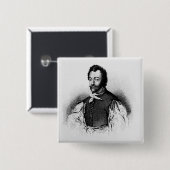 Porträt von Sir Francis Drake Button (Vorne & Hinten)