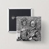 Porträt von Sir Francis Drake Button (Vorne & Hinten)