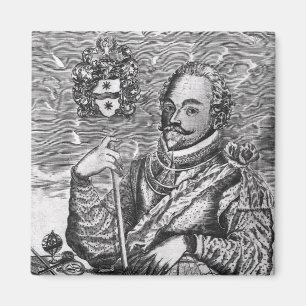 Porträt von Sir Francis Drake Magnet