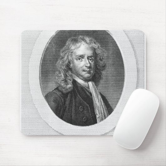 Porträt von Sir Isaac Newton Mousepad (Mit Mouse)