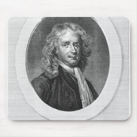 Porträt von Sir Isaac Newton Mousepad (Vorne)