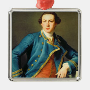Porträt von Sir John Armytage Ornament Aus Metall