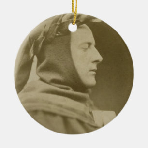 Porträt von Sir John Everett Millais (1829-96) Dr Keramik Ornament