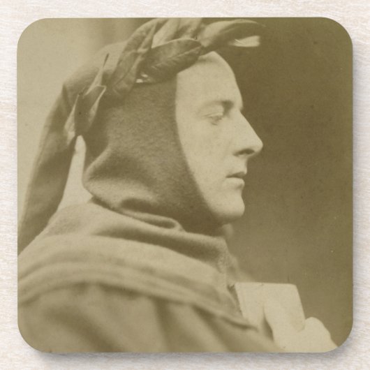 Porträt von Sir John Everett Millais (1829-96) Dre Getränkeuntersetzer (Vorderseite)