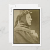 Porträt von Sir John Everett Millais (1829-96) Dre Postkarte (Vorne/Hinten)