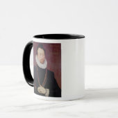 Porträt von Sir John Hawkins 1581 Tasse (Vorderseite Links)