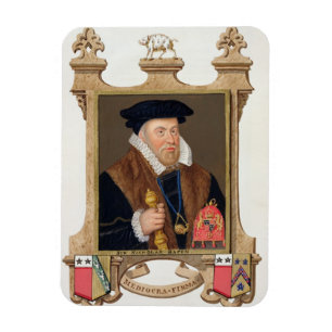 Porträt von Sir Nicholas Bacon (1509-79) von 'Mem Magnet