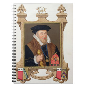 Porträt von Sir Nicholas Bacon (1509-79) von 'Mem Notizblock
